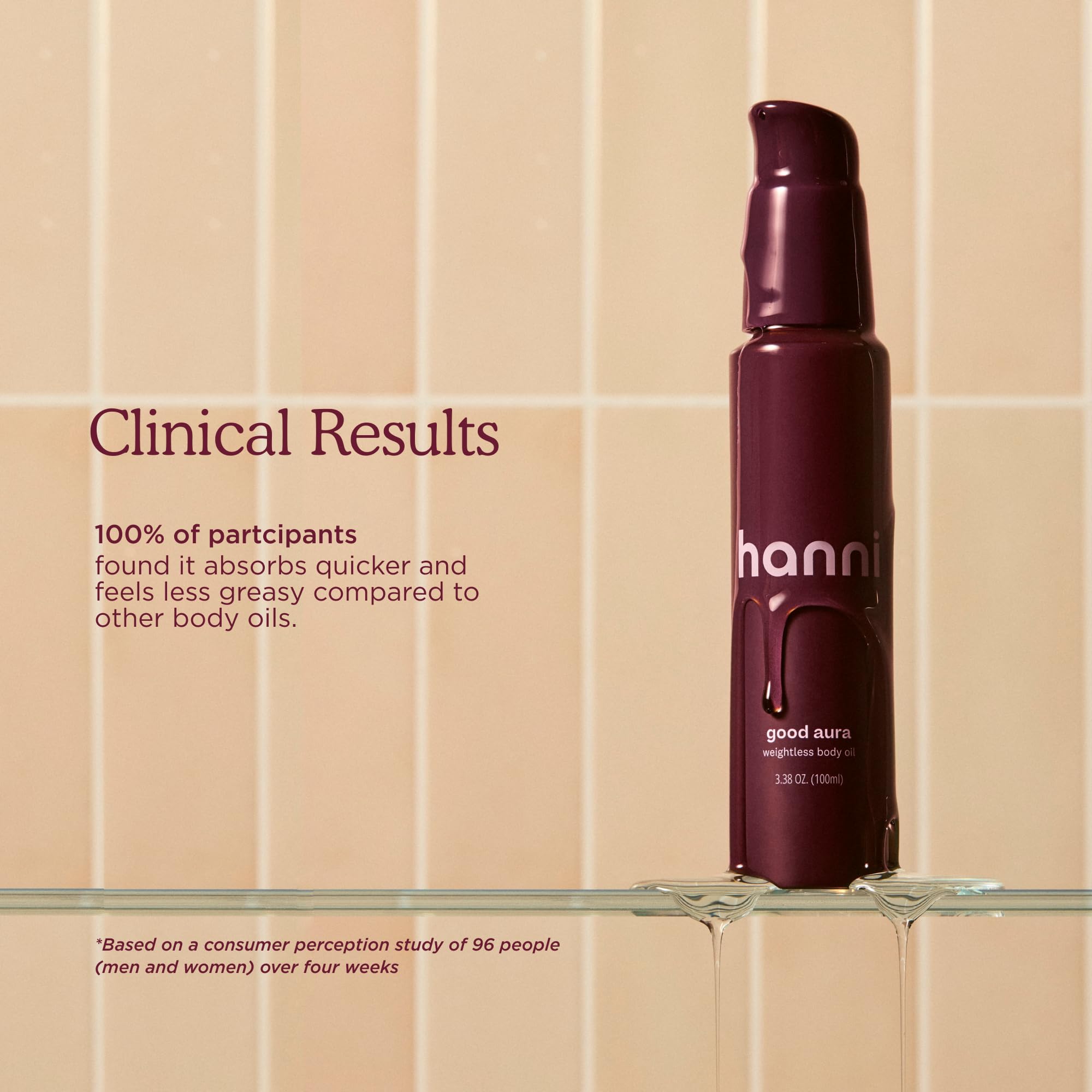 Hanni Good Aura: bouteille en aluminium recyclable pour une beauté durable.