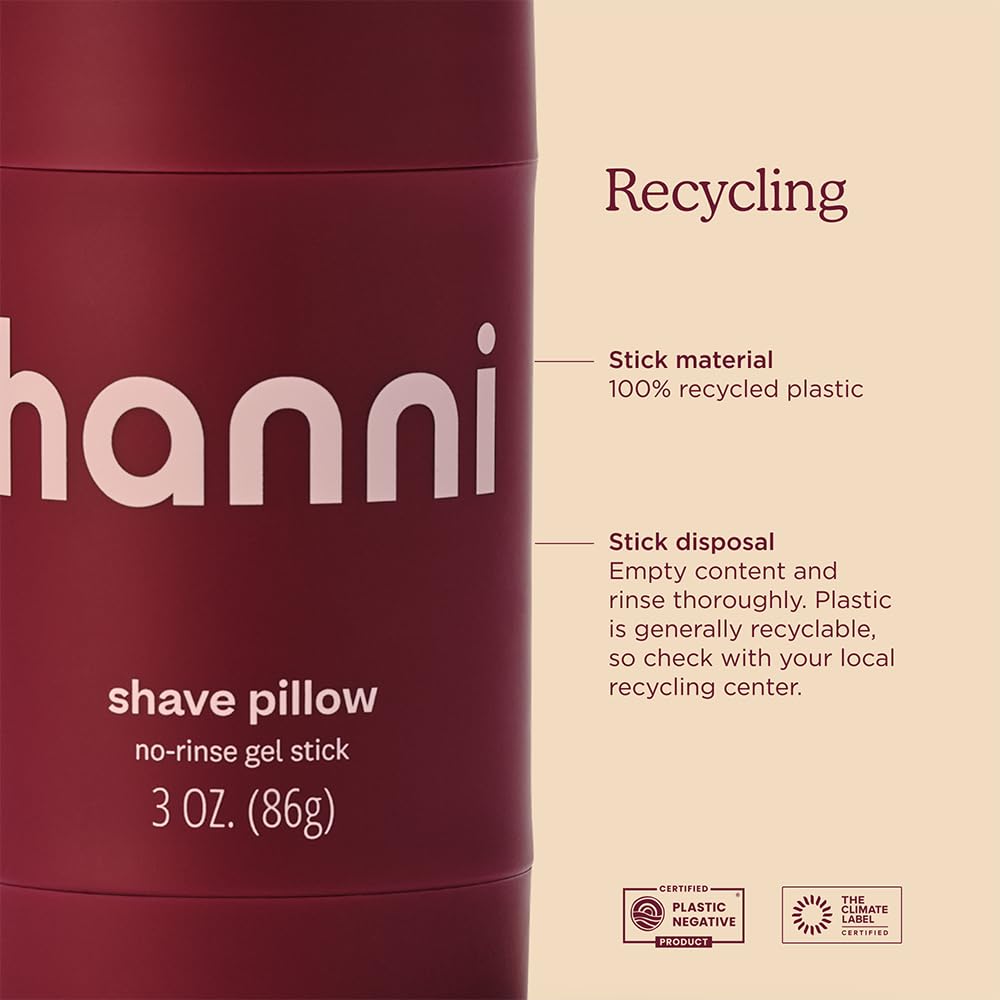HANNI Shave Pillow format voyage pratique et compact