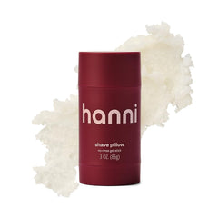 HANNI Shave Pillow prête à l’emploi pour une glisse douce sous la douche