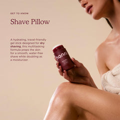 HANNI Shave Pillow glisse fluide lors du rasage