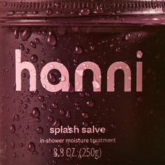 HANNI Splash Salve application dans la douche pour peau douce