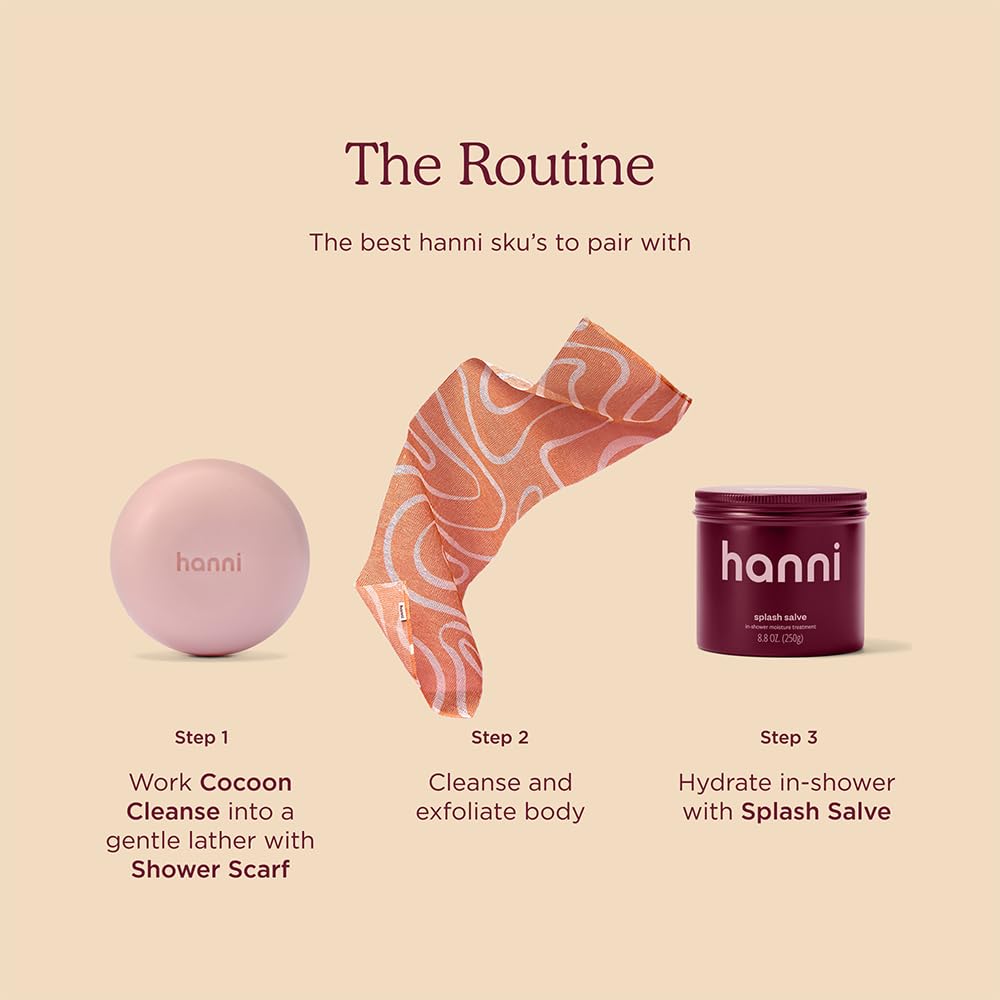 HANNI usage-quotidien-douche : parfait pour une routine quotidienne sans effort.