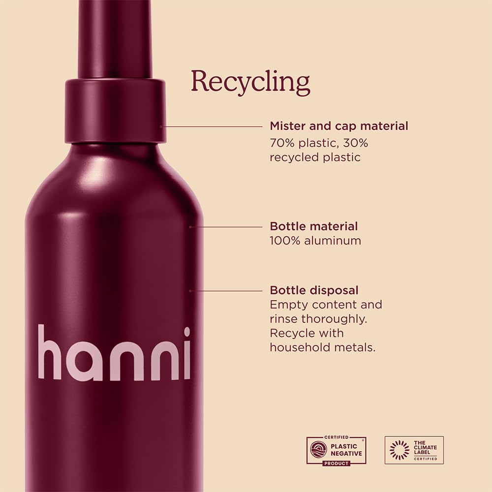 Utiliser après douche avec le rasoir lesté HANNI pour une peau lisse.