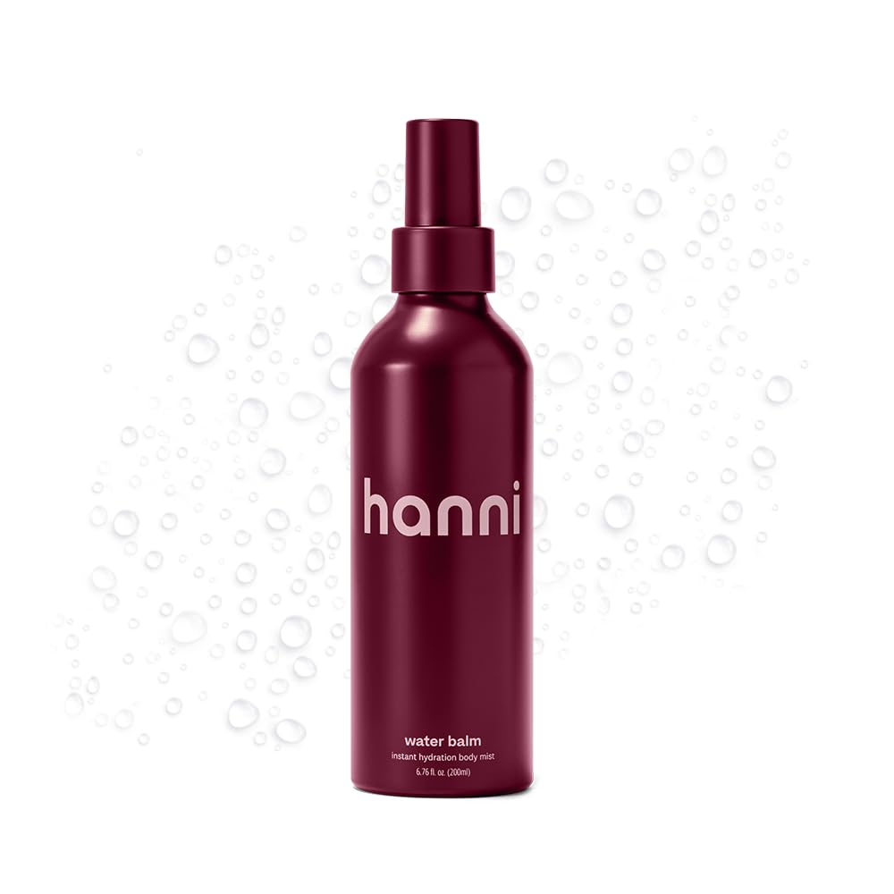 HANNI Water Balm brumisateur hydratant: texture légère qui pénètre rapidement pour une peau douce.