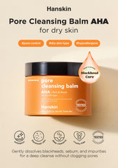 Hanskin baume fondant se transforme en huile nettoyante douce pour le visage.