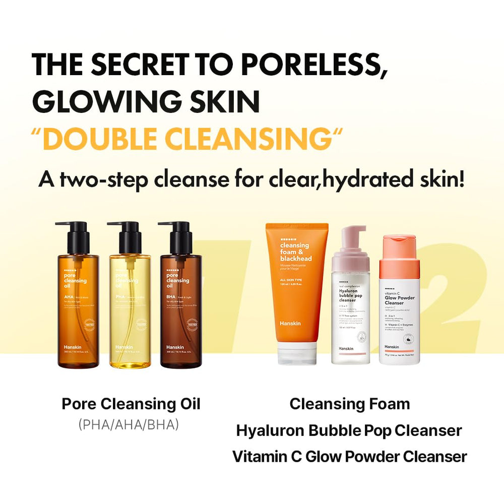 Hanskin huile démaquillante - maquillage résistant à l'eau retiré.