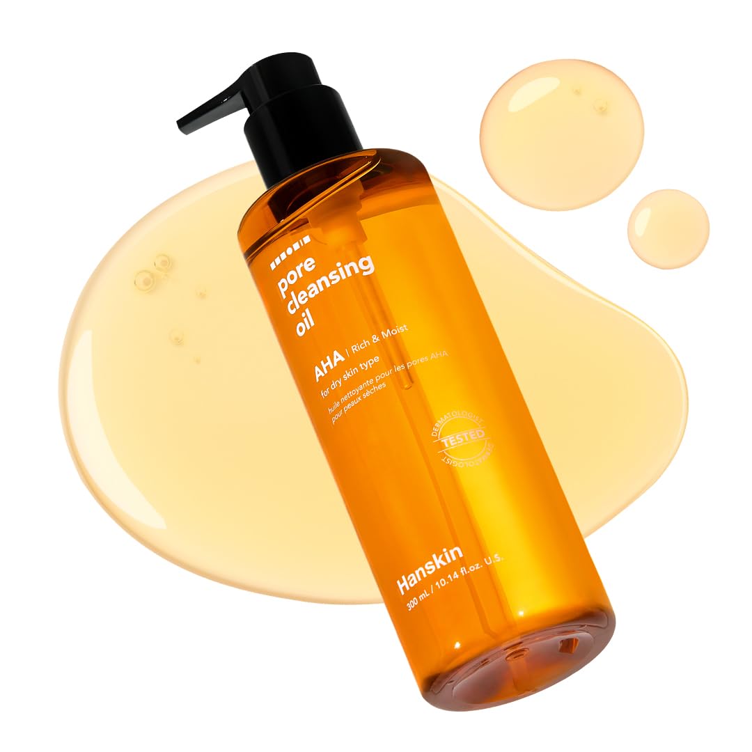 Hanskin huile-nettoyante pores bouteille: purifie les pores en douceur et rafraîchit la peau