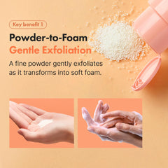 Hanskin poudre-mousse-hydratante: nettoyant léger et confortable.