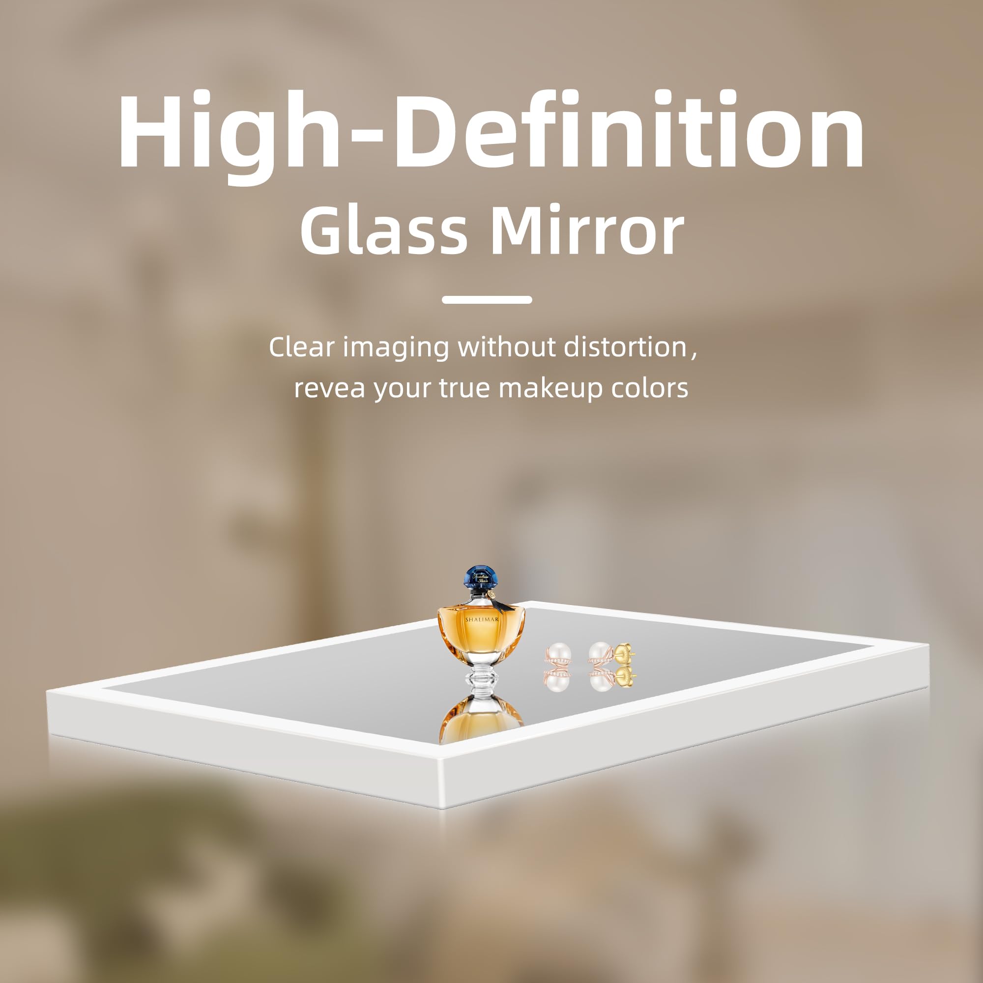 Hansong Miroir Vanity LED 120 pour une lumière uniforme