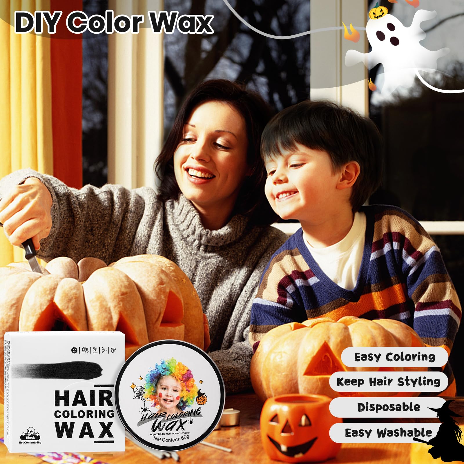 Hansuby application rapide colorant cheveux, tenue flexible pour toutes les occasions.