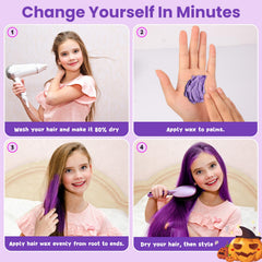 Hansuby application rapide violette cheveux: résultat instantané et net sans effort
