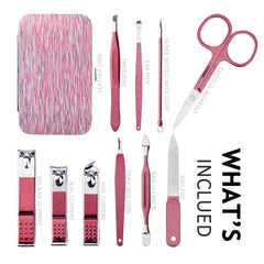 HANTEKAS coupe-ongles inox, outil robuste pour ongles nets.