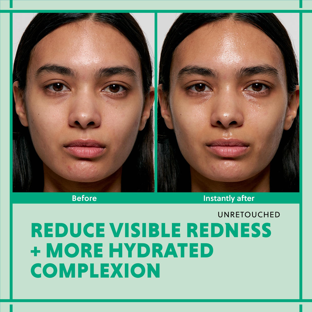 Ingrédients Centella et Niacinamide renforçant la barrière cutanée.