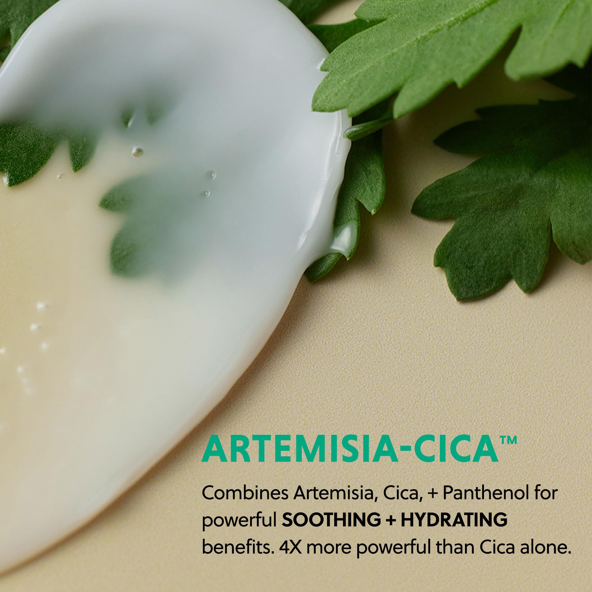 Visage apaisé après application du gel-crème Artemis-Cica.