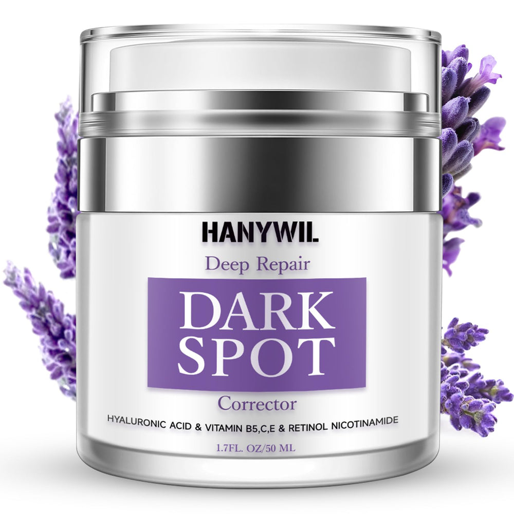 Sérum HANYWIL en flacon pour estomper les taches du visage.
