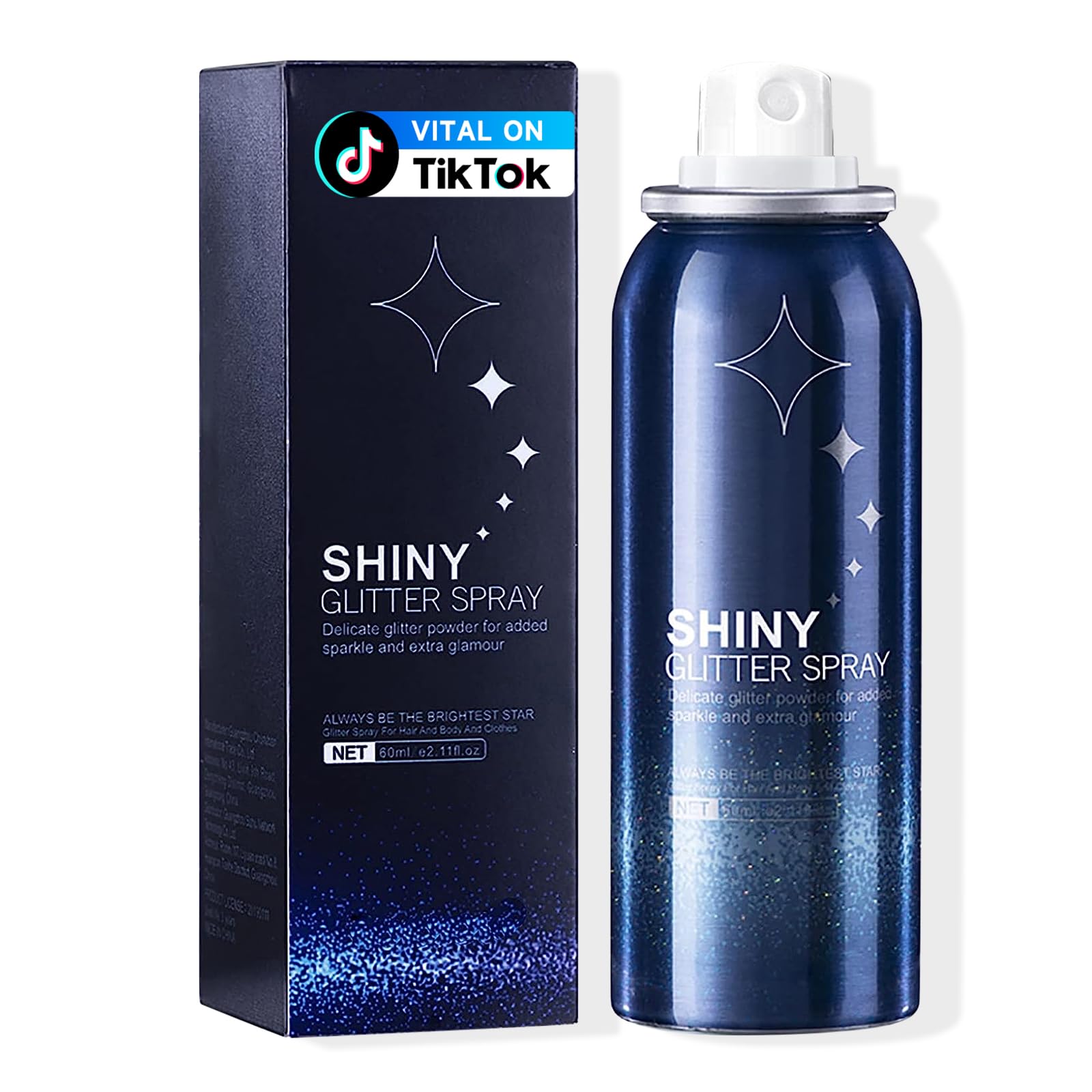 HANYWIL Body Glitter appliqué sur corps et cheveux avec brillance durable