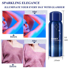 HANYWIL Glitter Spray longue tenue sur peau et cheveux