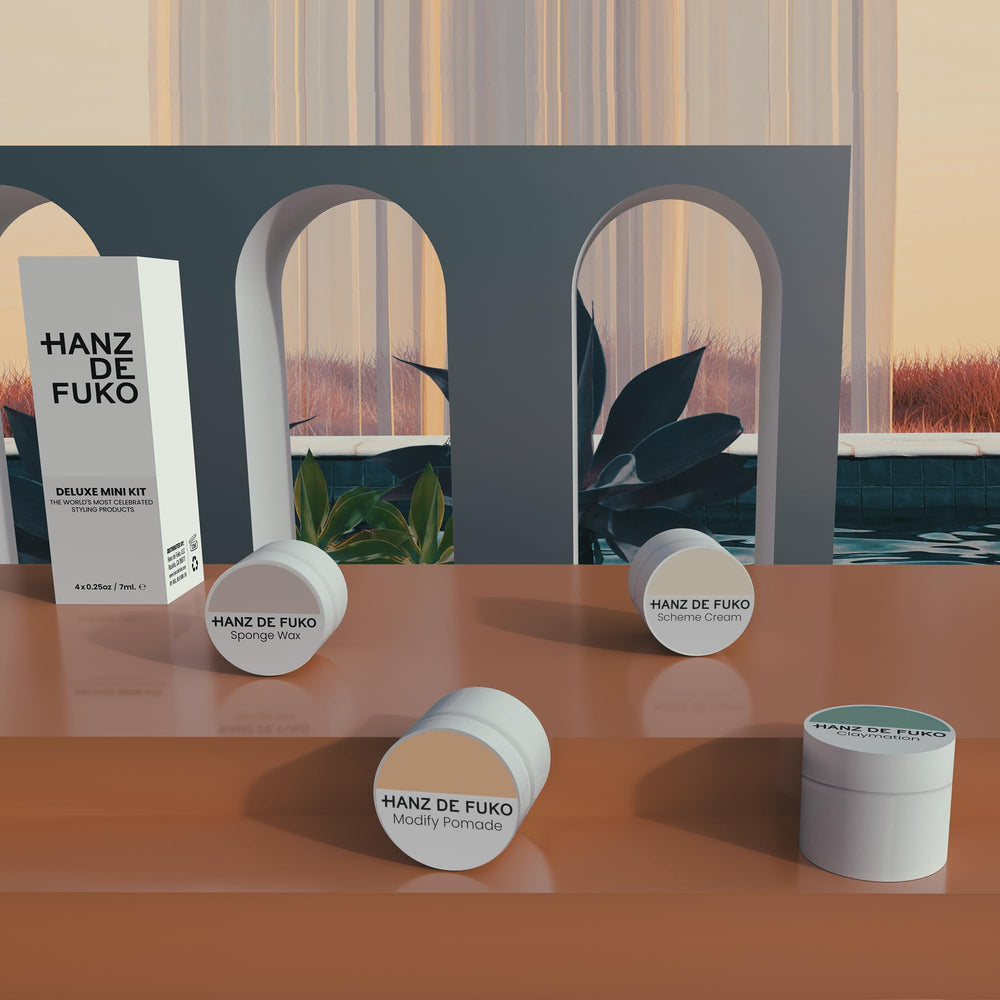Emballage voyage Hanz de Fuko Kit Deluxe – accessibilité nomade