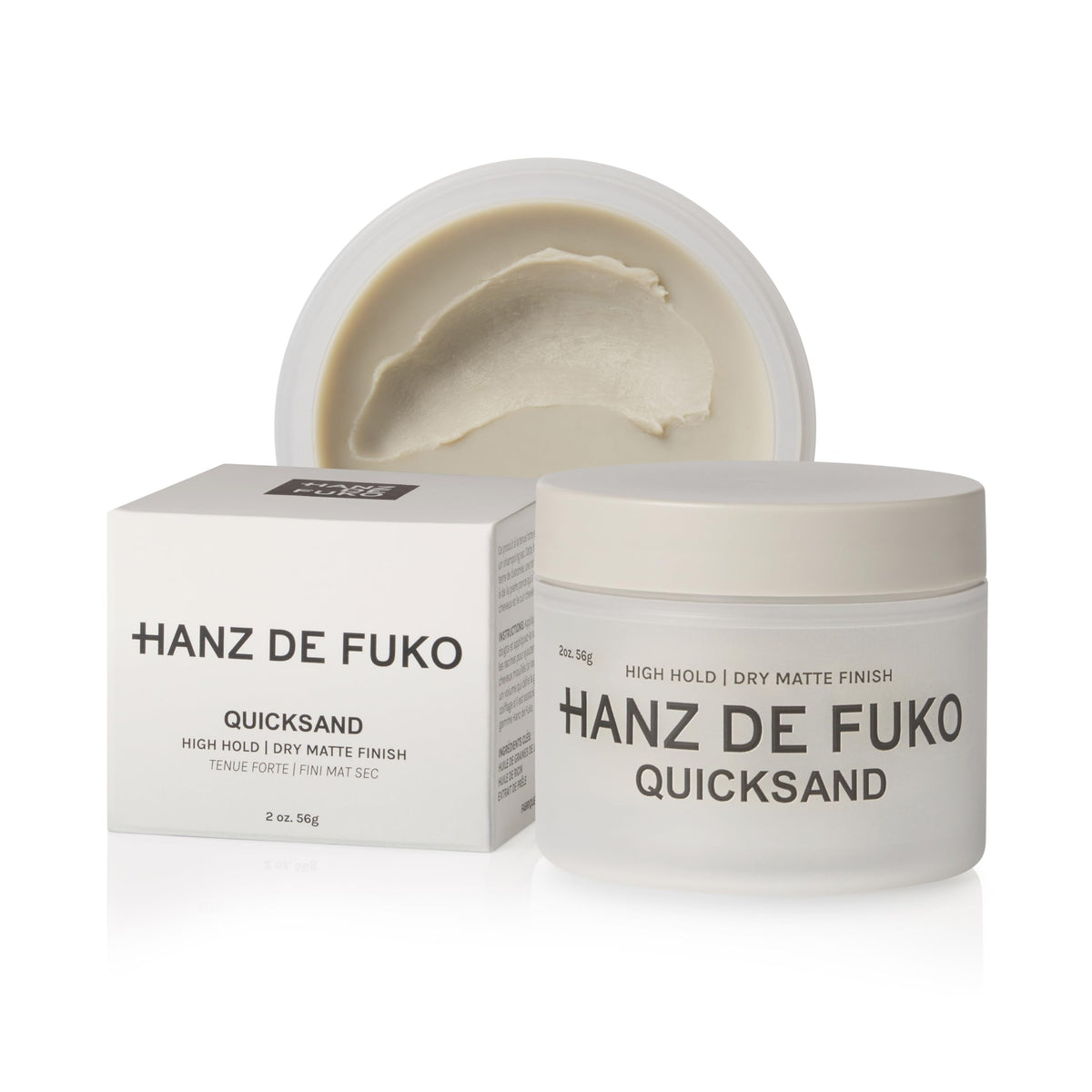 Hanz de Fuko Quicksand – bouteille élégante offrant fini mat et tenue durable.