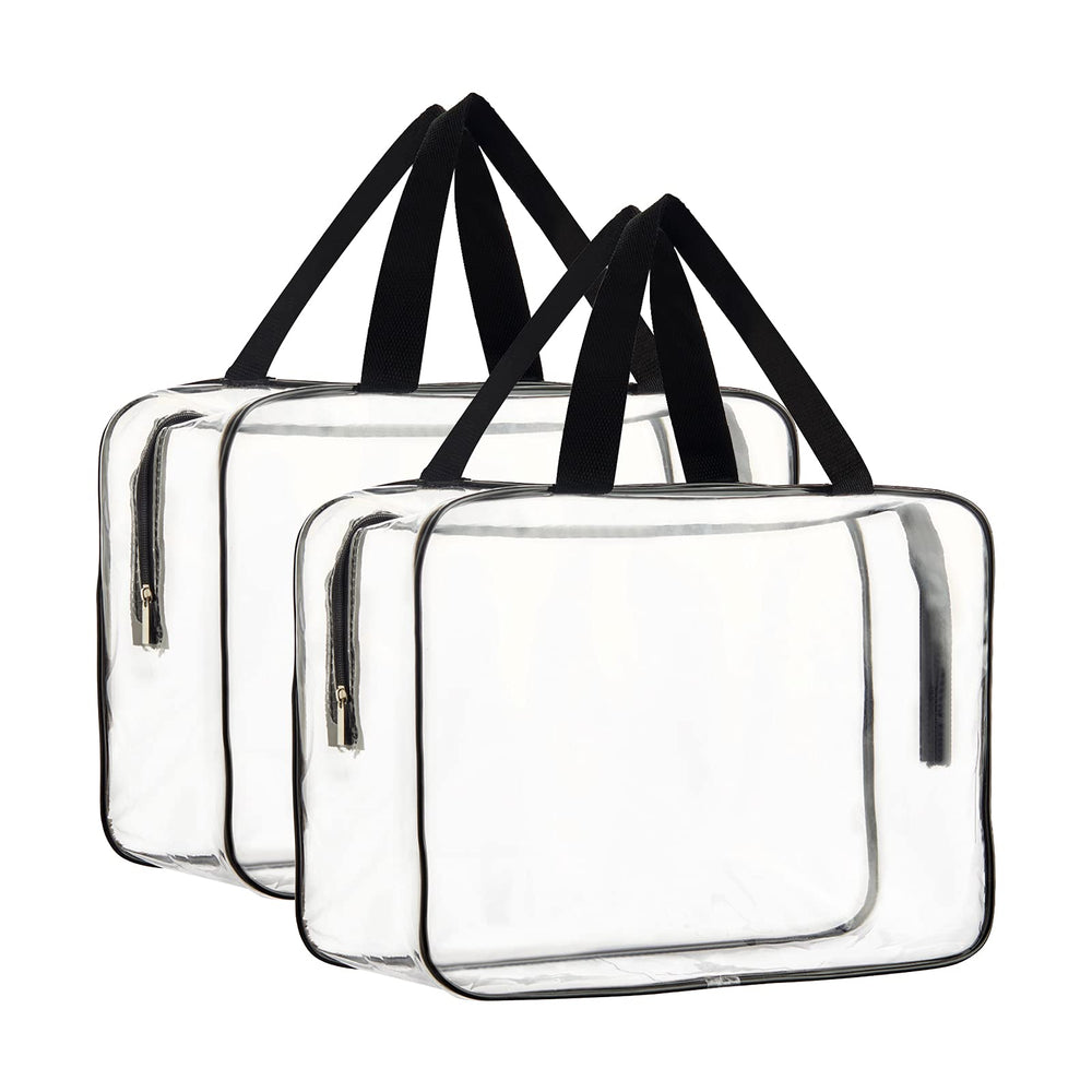 HAOGUAGUA tote transparente en PVC – ensemble pratique pour retrouver rapidement vos essentiels