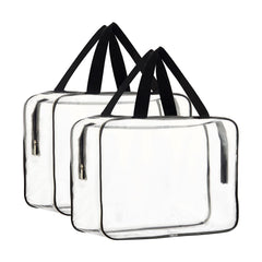 HAOGUAGUA tote transparente en PVC – ensemble pratique pour retrouver rapidement vos essentiels