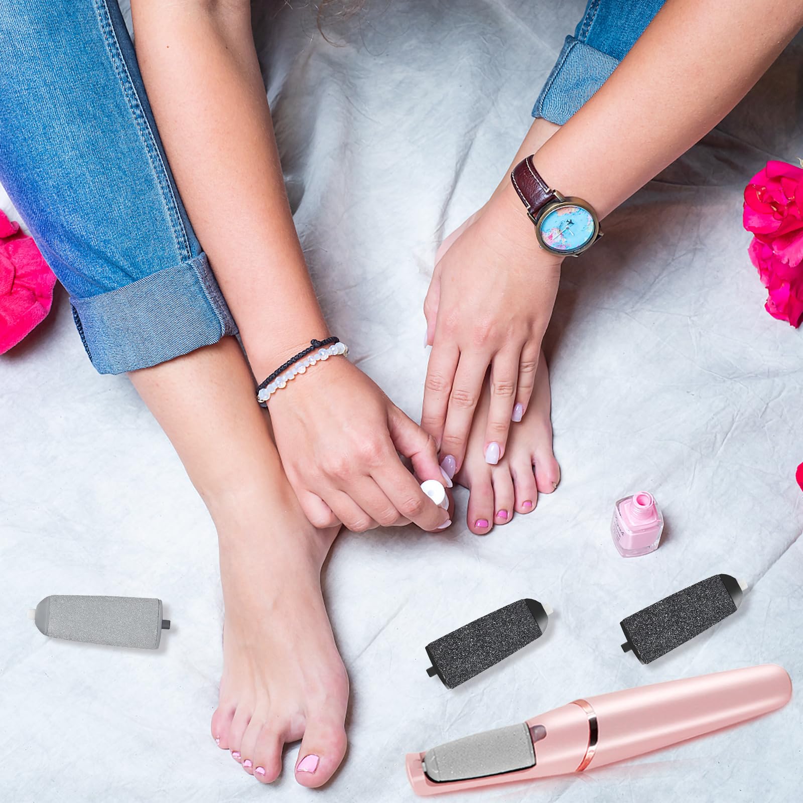 Exfoliation douce et efficace des pieds avec Haootadiy Pedi