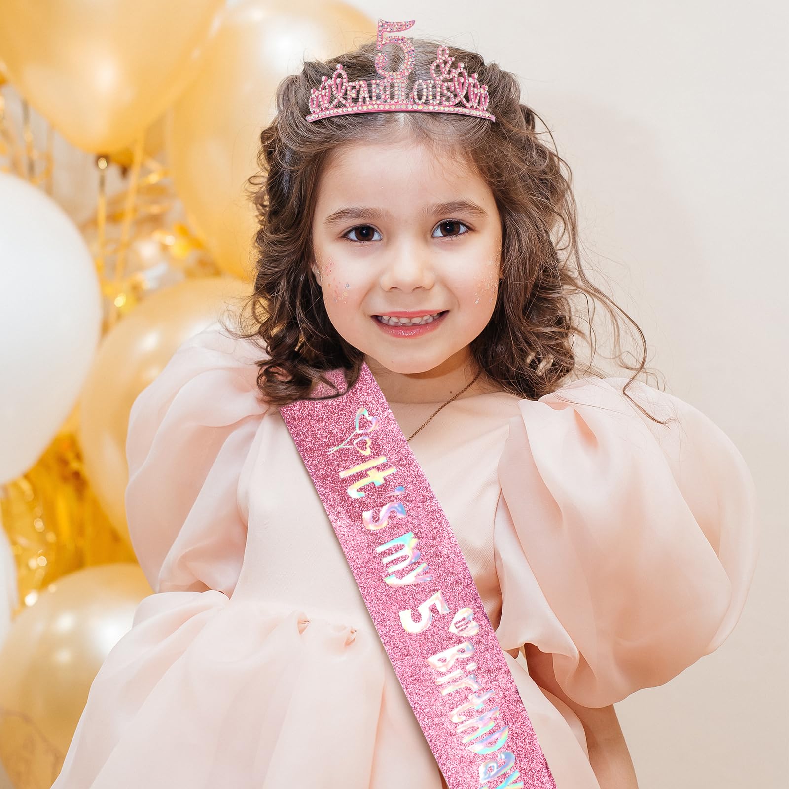 Hapdoo attache cheveux intégré, port sûr et facile pour les petites princesses.