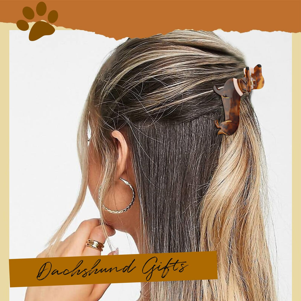 Barrette Hapdoo coiffure quotidienne teckel, touche légère et chic