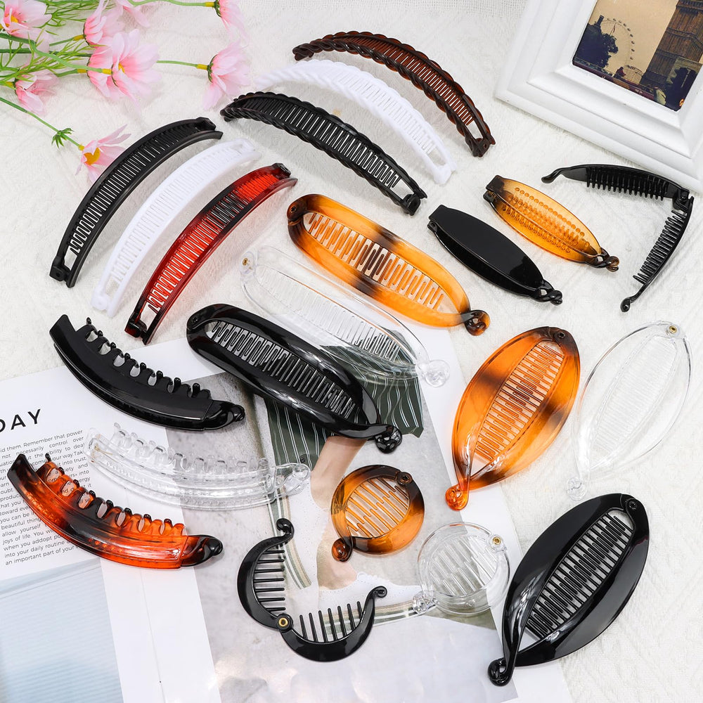 Hapdoo clip design tropical, accessoire mode pratique pour journées complètes