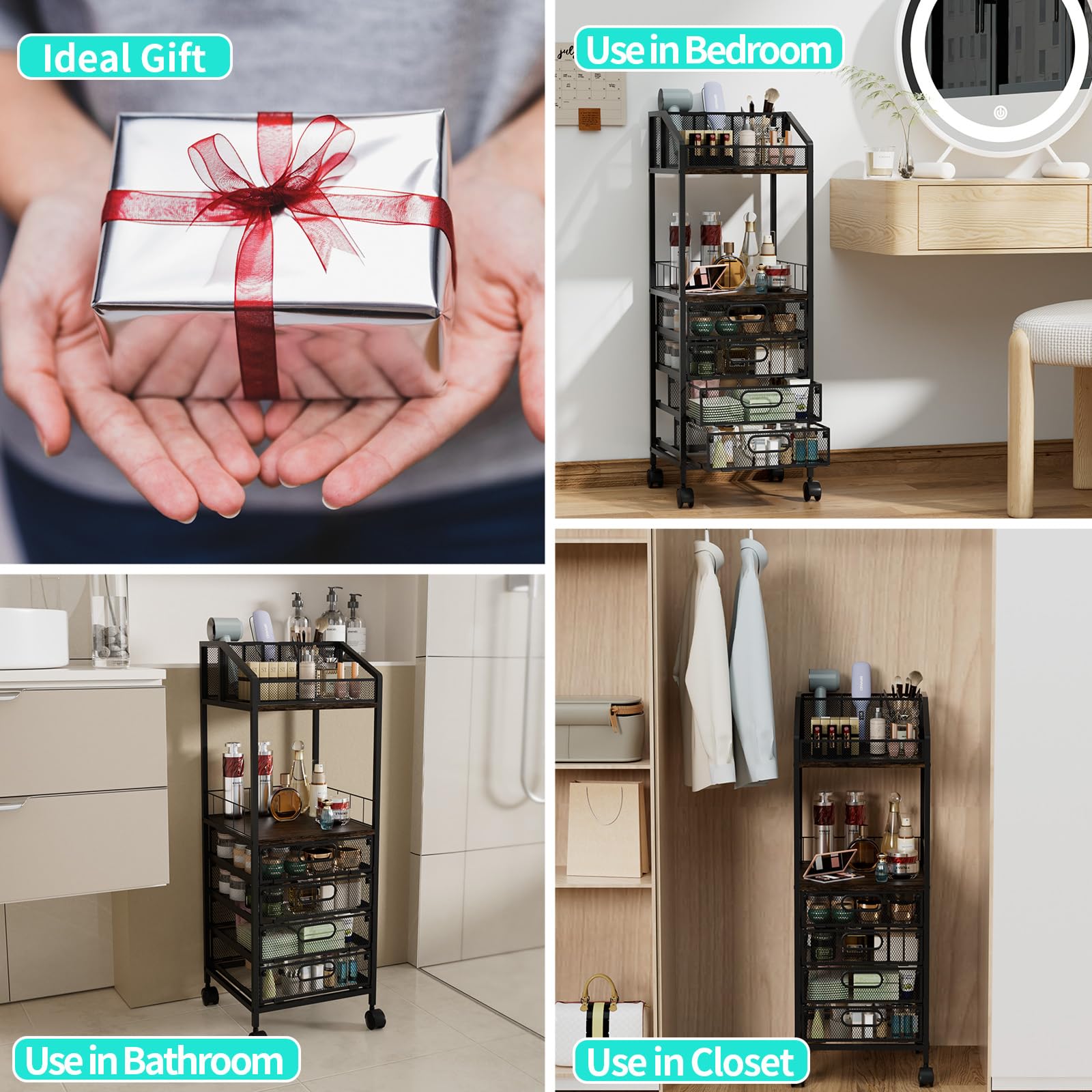 HapiRm matériaux durables et anti-rouille pour salle de bain
