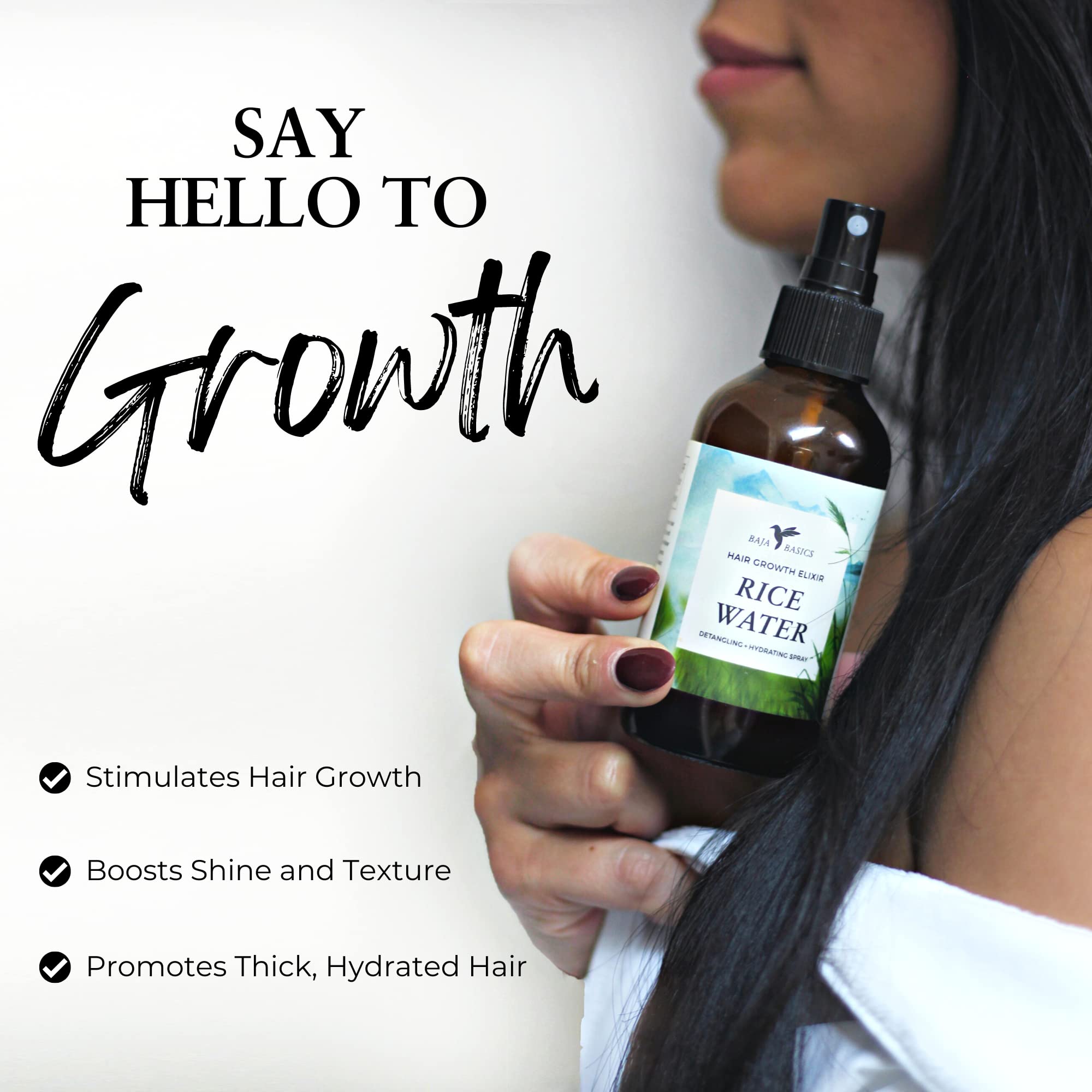 HAPPIE HUMMINGBYRD – spray sur cheveux après lavage pour démêler et hydrater.
