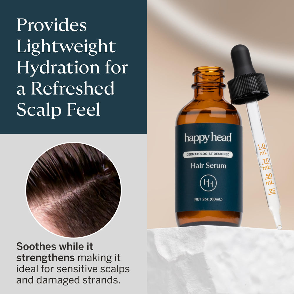 Cheveux paraissant plus brillants après Happy Head Sérum Régénération