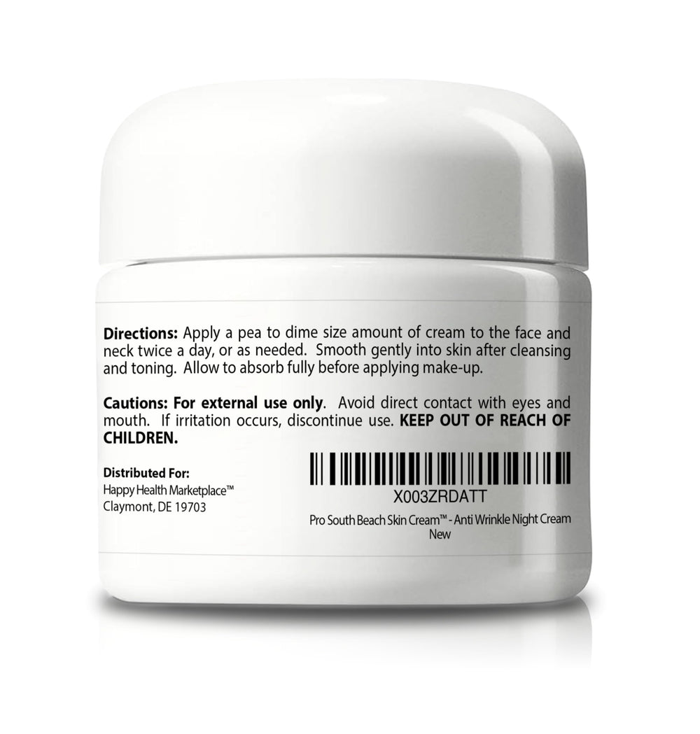 Pot crème Pro South Beach Visage, application simple et hydratation nourrissante.