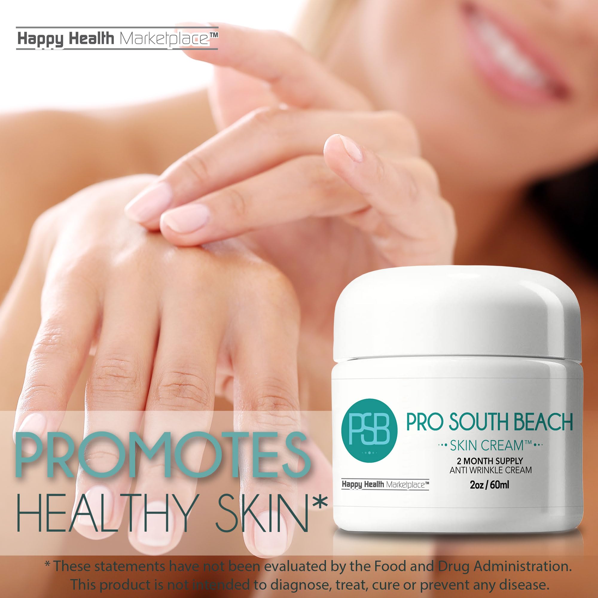 Utilisation quotidienne par Happy Health Pro South Beach Visage, routine simple et efficace.