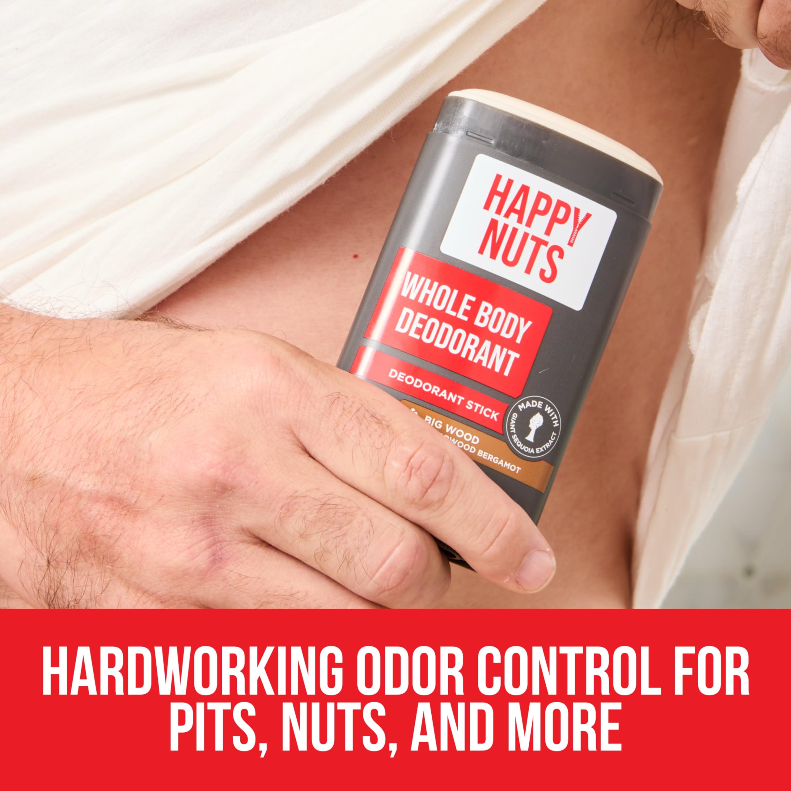 Utilisation sur la zone basse avec Happy Nuts, afin de maintenir une sensation fraîche toute la journée.