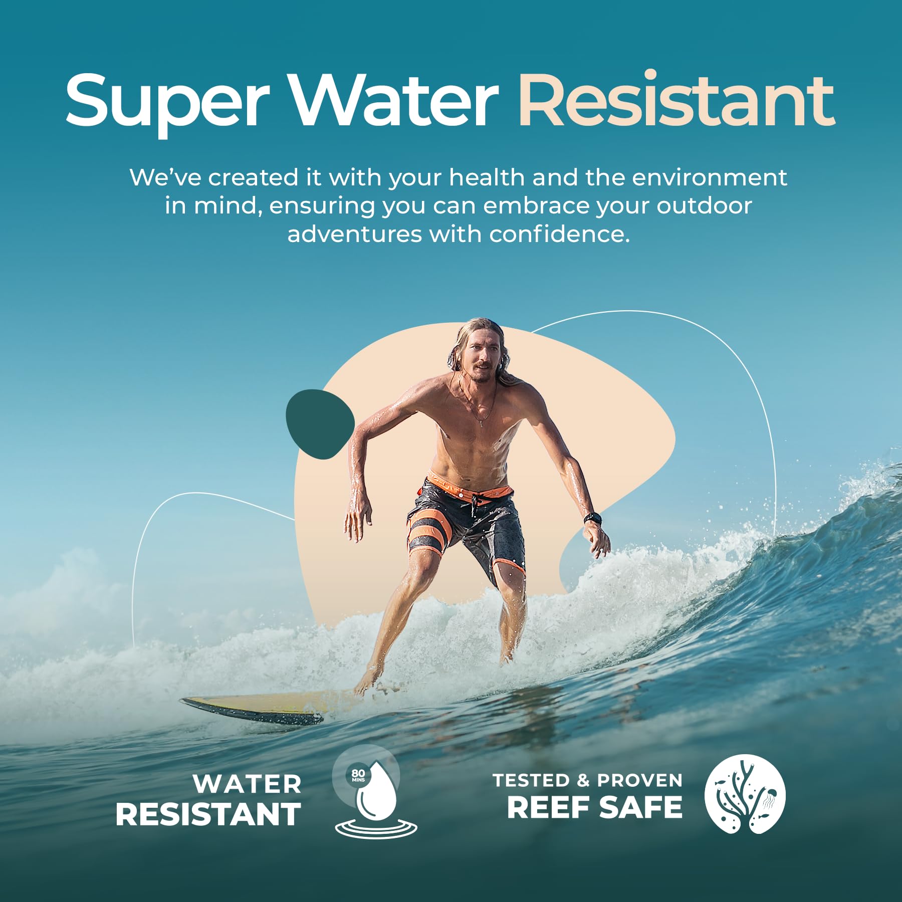 Happy Ocean SPF45, format voyage mini pratique pour sac et voyage