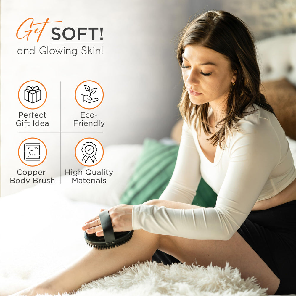 Happy Sol application-jambes, séance de brossage relaxante et revitalisante.