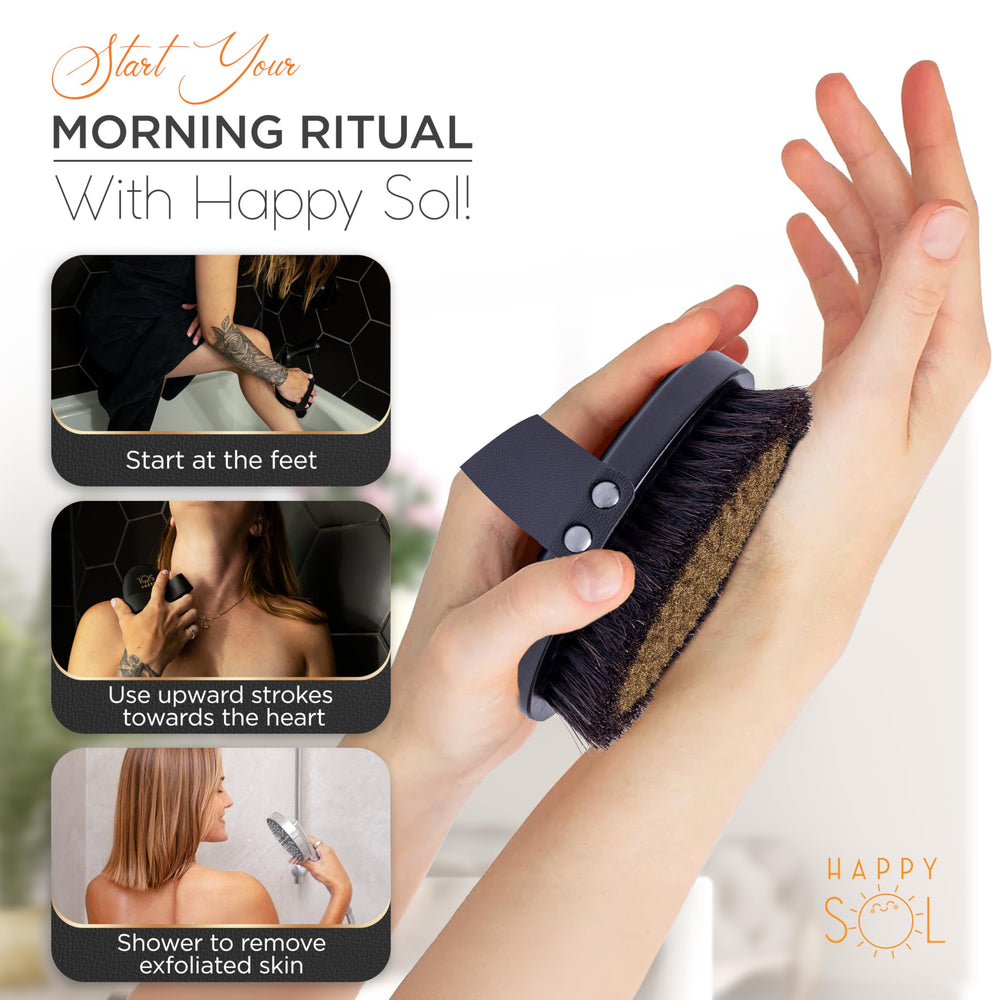 Happy Sol etui-transport, pochette pratique pour emporter votre brosse.