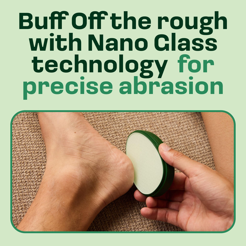 Happy Soles Nano Verre – surface de polissage pour peau des pieds plus lisse.