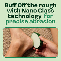 Happy Soles Nano Verre – surface de polissage pour peau des pieds plus lisse.