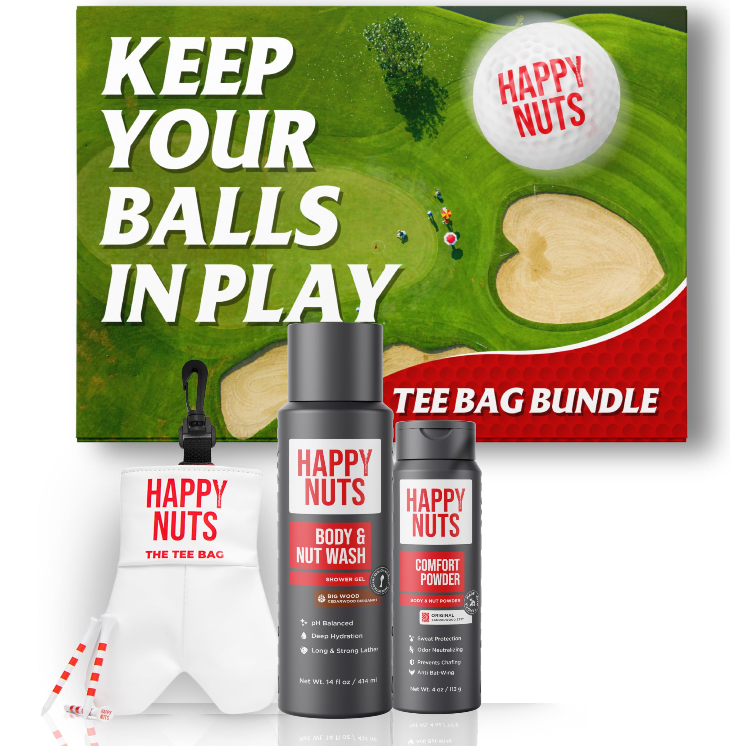 Happy Nuts Big Wood: douche-corps santal fraîche et hydratante après l'entraînement