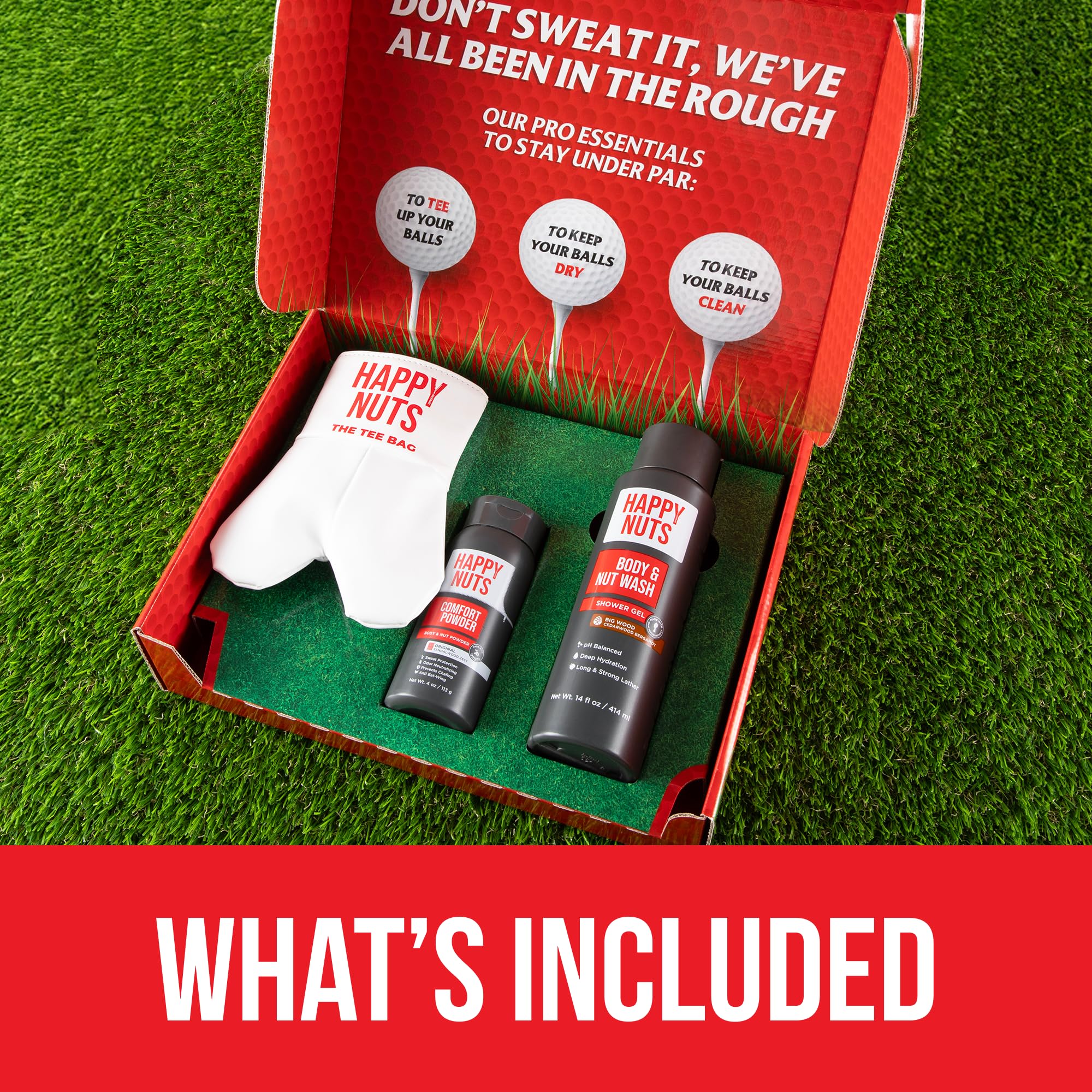 Happy Nuts coffret cadeau golf prêt à offrir