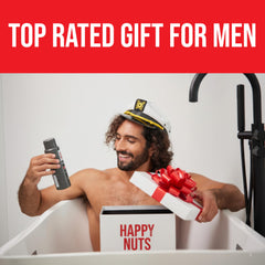 Happy Nuts Comfort Cream Deodorant contient coco, aloe et tapioca pour nourrir et protéger.