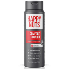 HAPPY NUTS Poudre Confort: bouteille pour une fraîcheur durable tout au long de la journée.