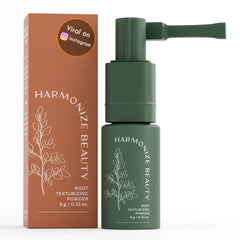 Poudre texturante Harmonize Beauty pour les racines offrant un volume léger et naturel.