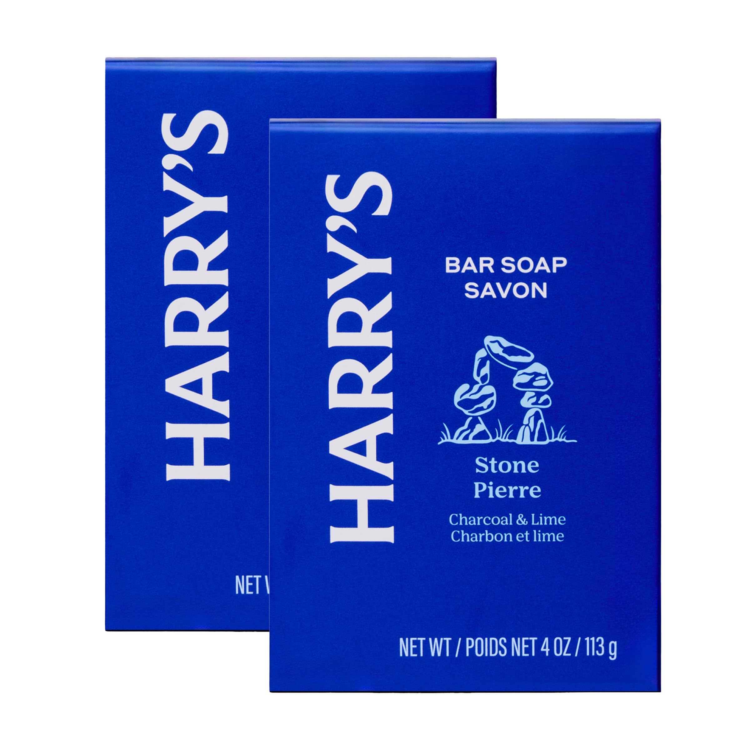Harry's Stone: barre de savon mousse riche pour une peau propre et douce