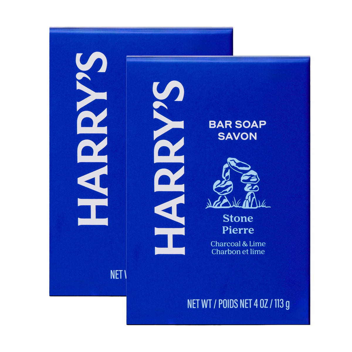 Harry's Stone: barre de savon mousse riche pour une peau propre et douce