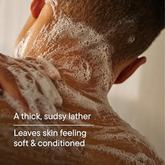 Harry's gel douche Stone : texture mousse crèmeuse prête à l'usage.