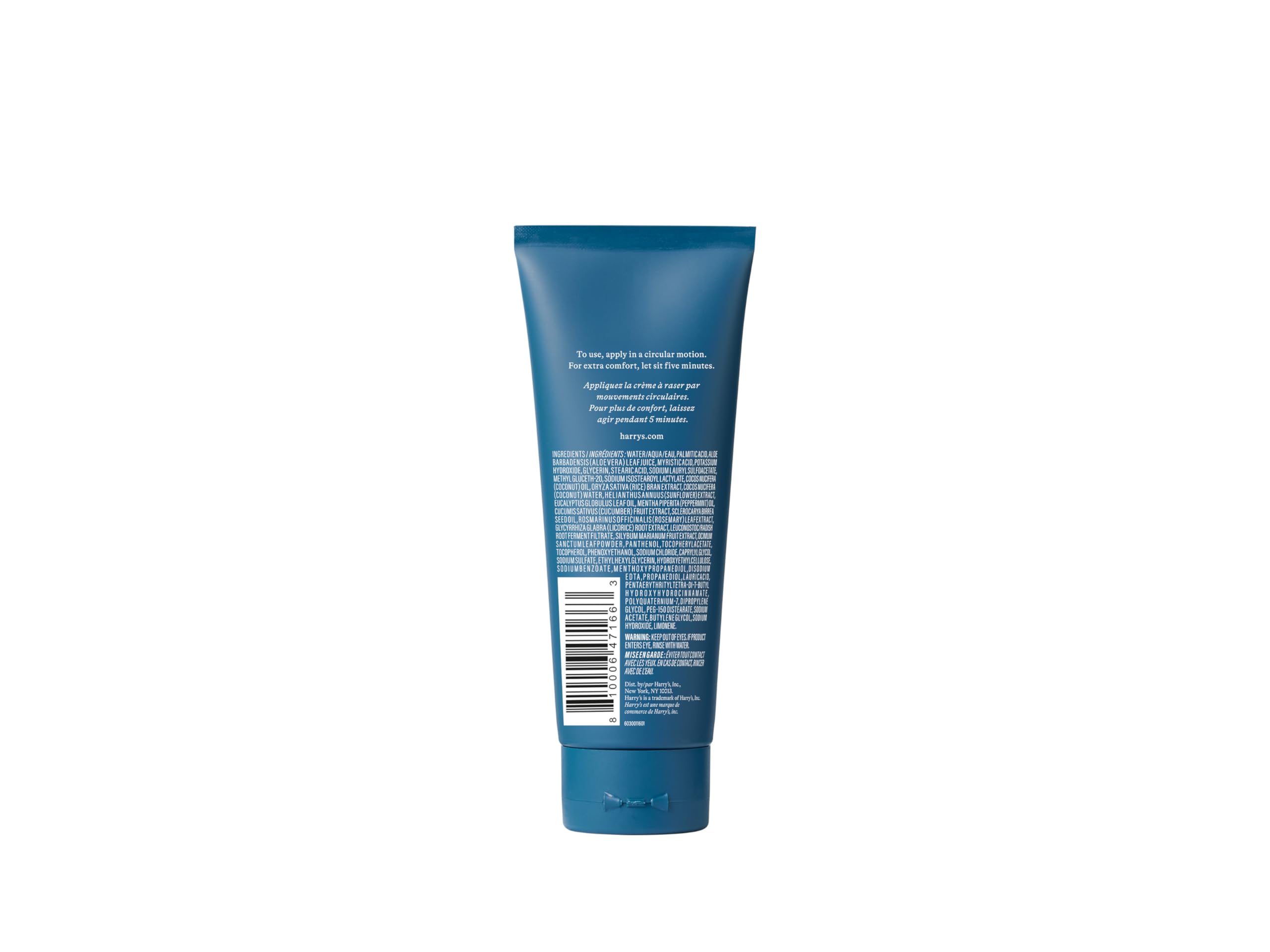 Harry's crème de rasage, lot de deux tubes, pratique et économique.