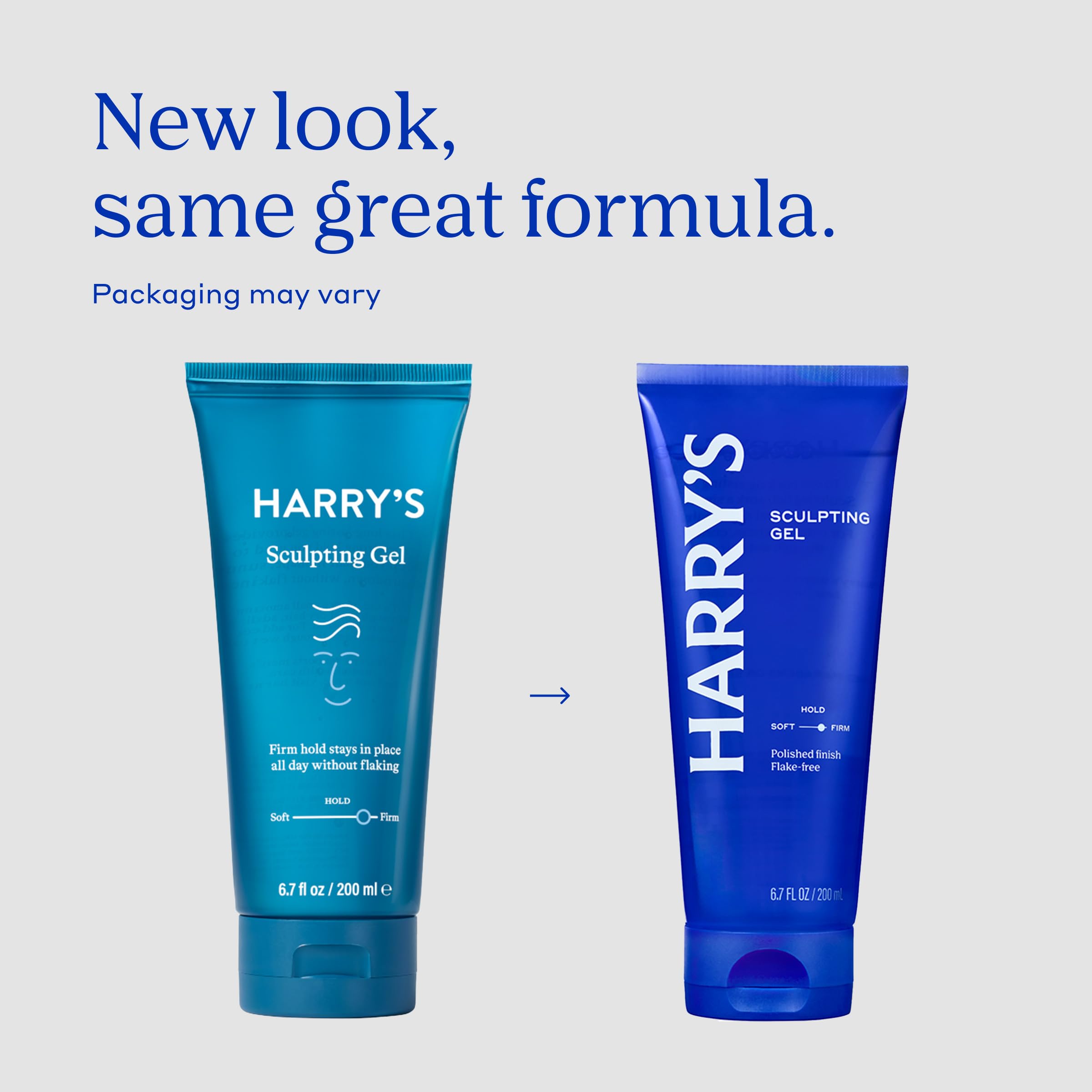 Fini net du gel sculptant Harry's sans brillance excessive